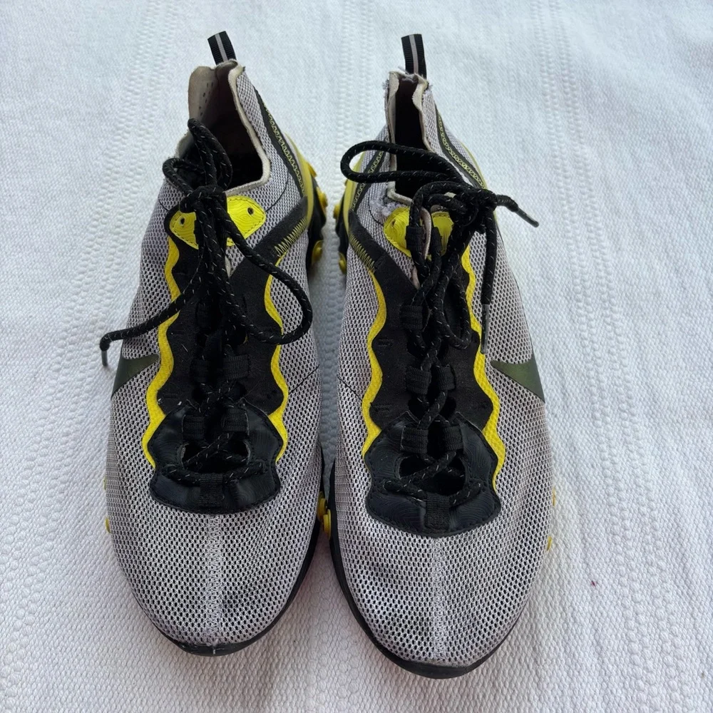 Nike React Element 55 Dynamic Yellow sneaker mens 8